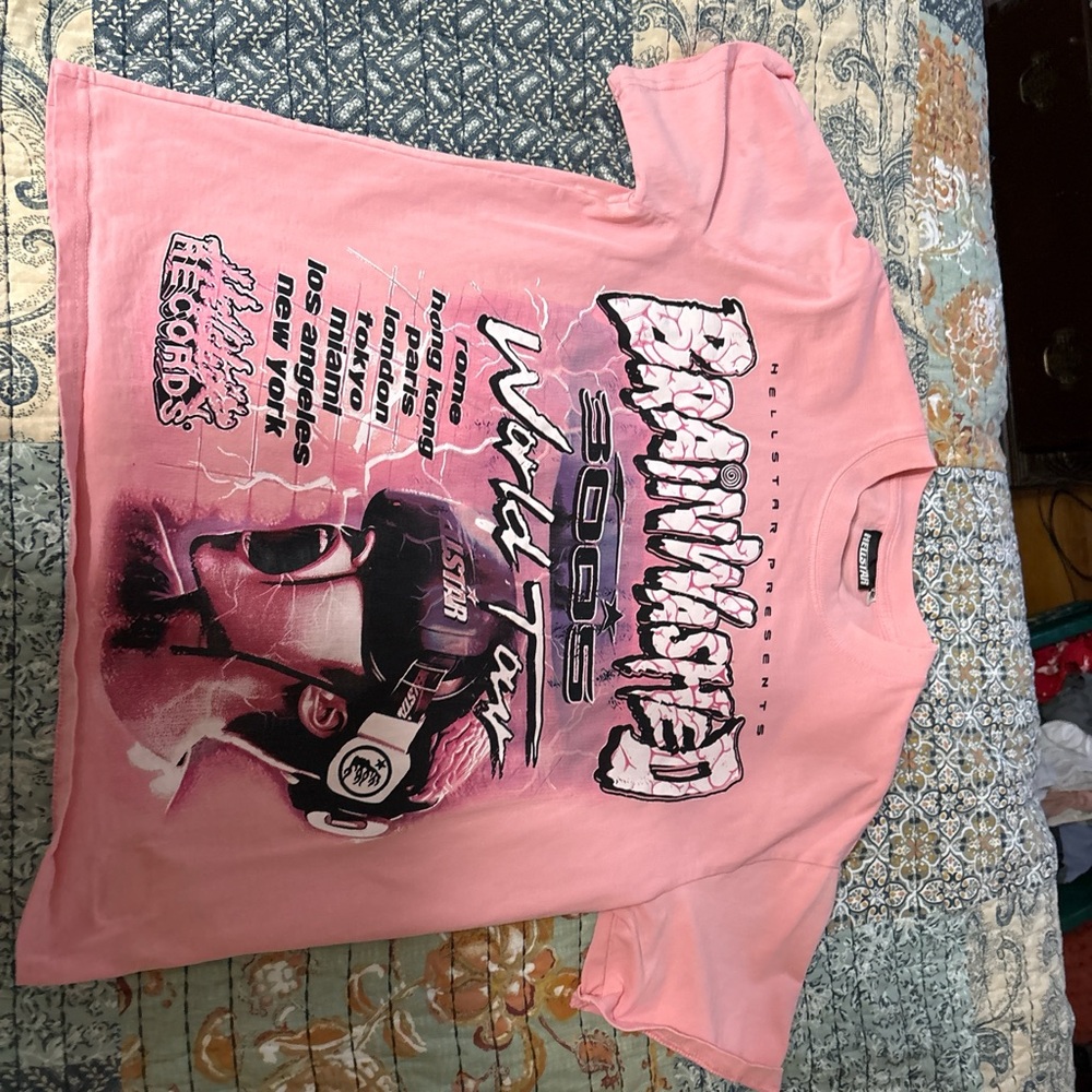 HELLSTAR brainwashed pink T-Shirt